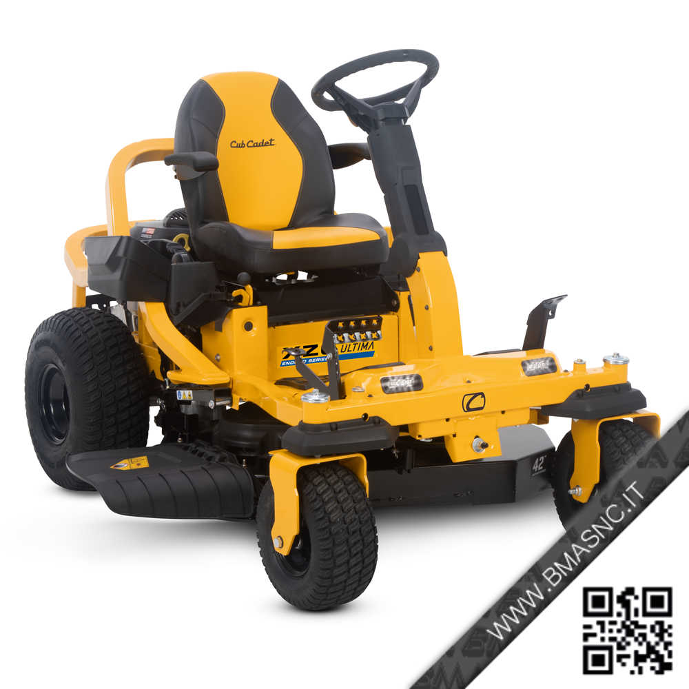 CUB CADET XZ6 S117 - TRATTORINO RASAERBA SCARICO LATERALE/MULCHING  RAGGIO ZERO A VOLANTE