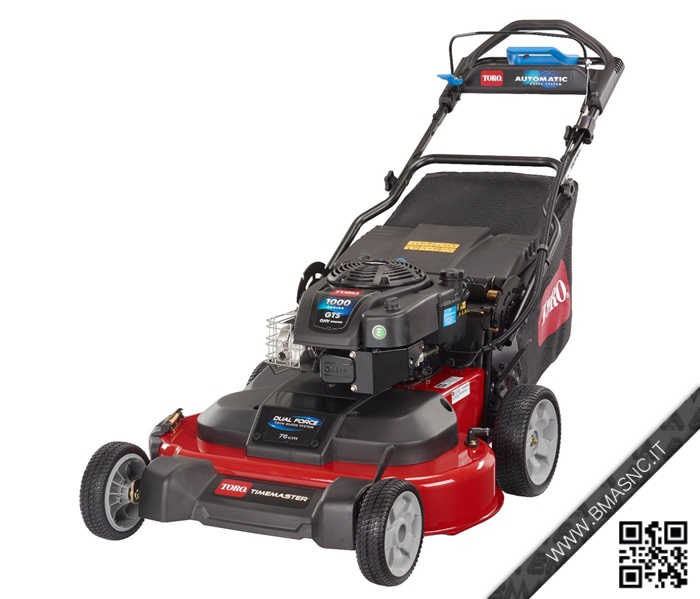 TORO TIMEMASTER 21810 - TOSAERBA 76 CM DOPPIA LAMA 3 IN 1 SEMOVENTE